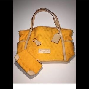 Dooney & Bourke Yellow Tote NWOT